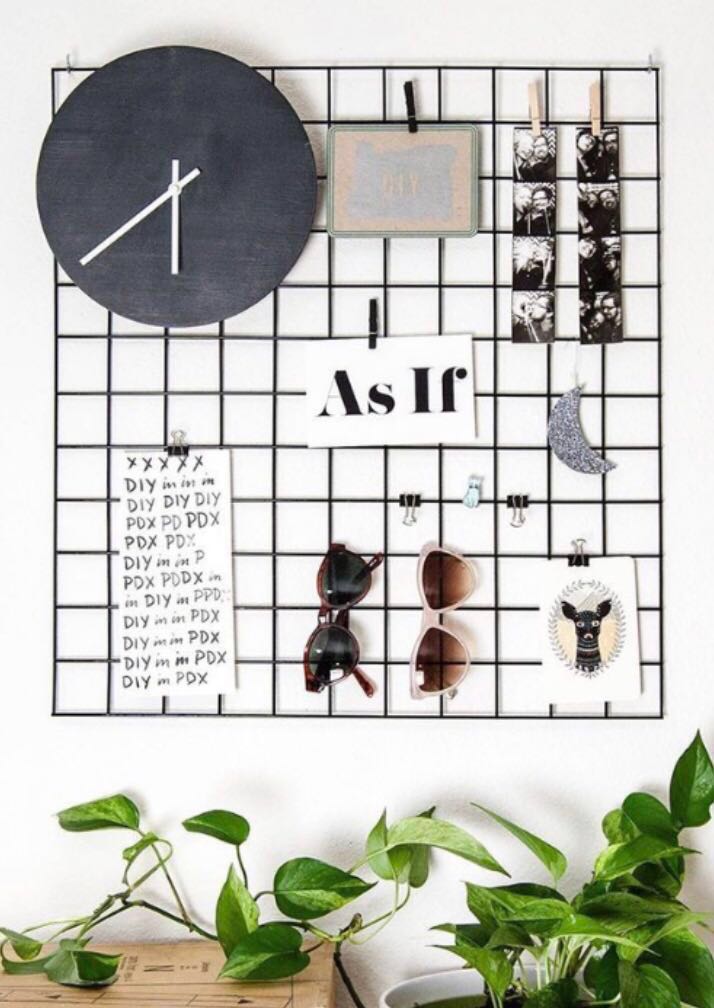Instocks Black Wire Wall Grid Organiser Storage Rack Design Instocks Black Wire Wall Grid Organiser Storage Rack Design Craft Supplies Tools On Carou