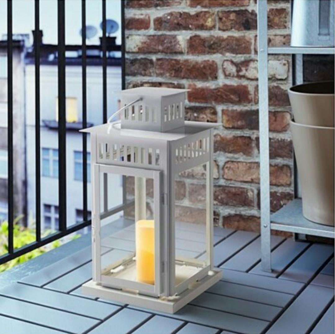 Lantern Block Candle Tempat Lilin Ikea Harga Pas Perabotan