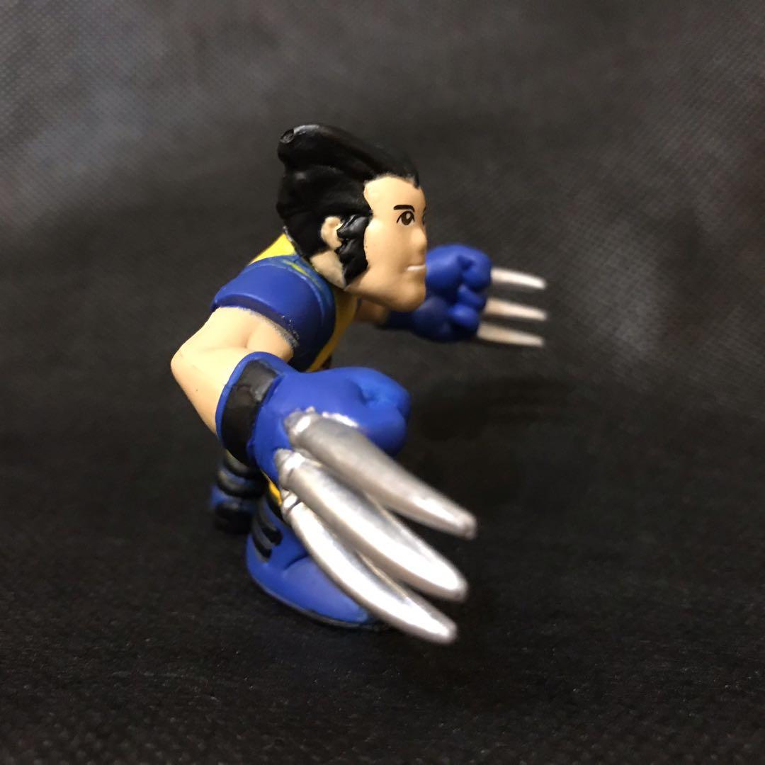 BANDAI Chogokin Heroes Marvel X-Men Wolverine Logan - Action Figure In Die-cast 10 Cm Con Base