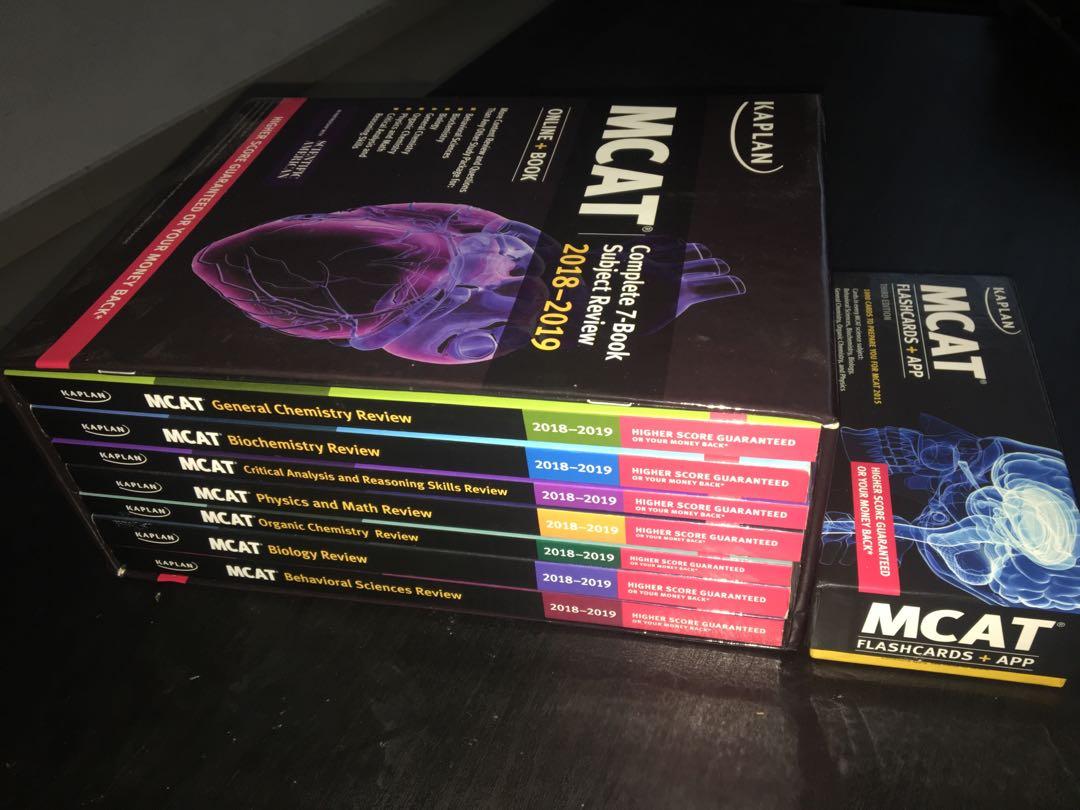 MCAT Kaplan 20182019 Complete 7book Review + Kaplan MCAT Flashcards