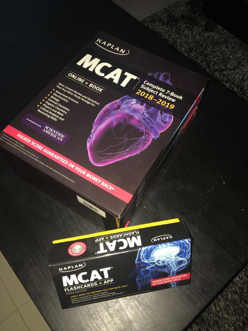 MCAT Kaplan 20182019 Complete 7book Review + Kaplan MCAT Flashcards