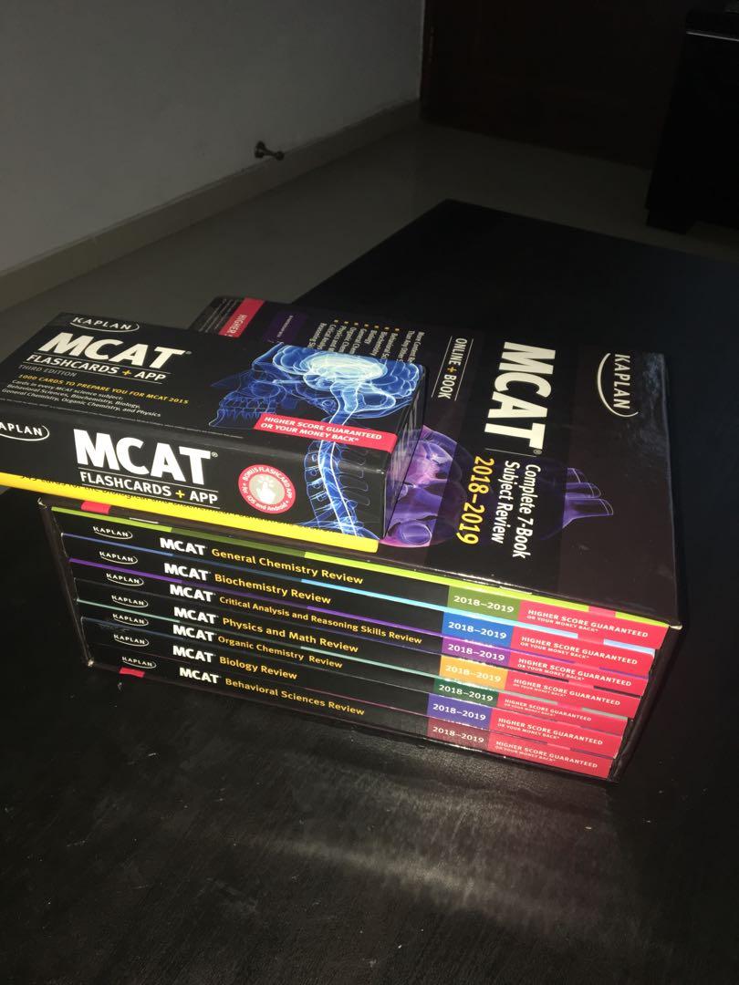 MCAT Kaplan 20182019 Complete 7book Review + Kaplan MCAT Flashcards