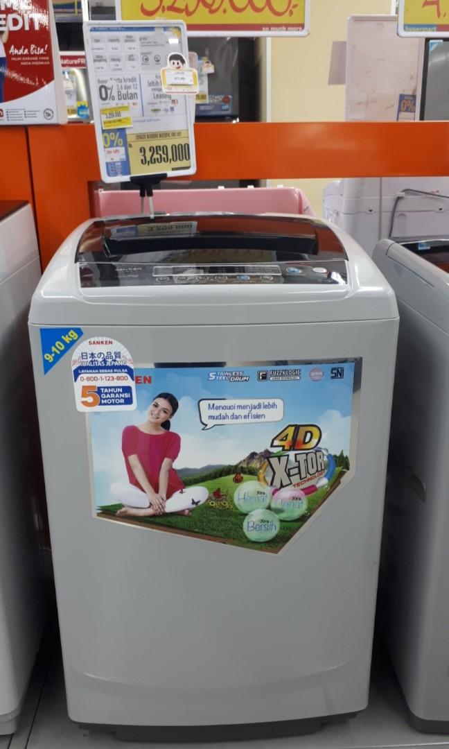 Mesin Cuci Sanken 9kg Promo Bunga 0 Elektronik Lainnya Di Carousell