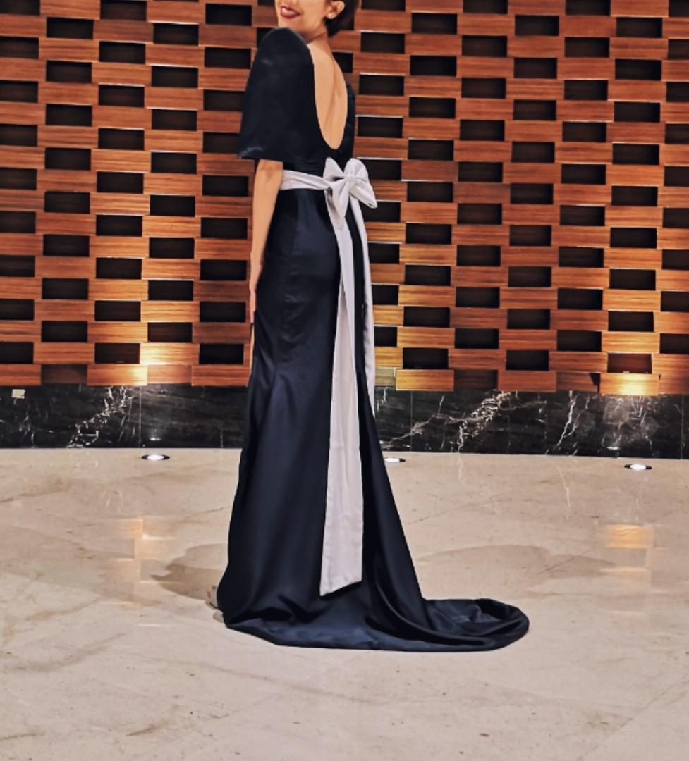 Elegant Modern Filipiniana Gown | 3d-mon.com