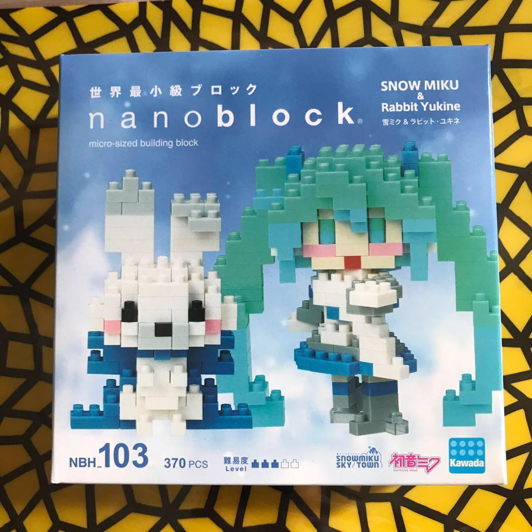 Nanoblock Snow Miku Rabbit Toys Games Bricks Figurines On Carousell Nanoblock Snow Miku Rabbit Toys Games Bricks Figurines On Carousell