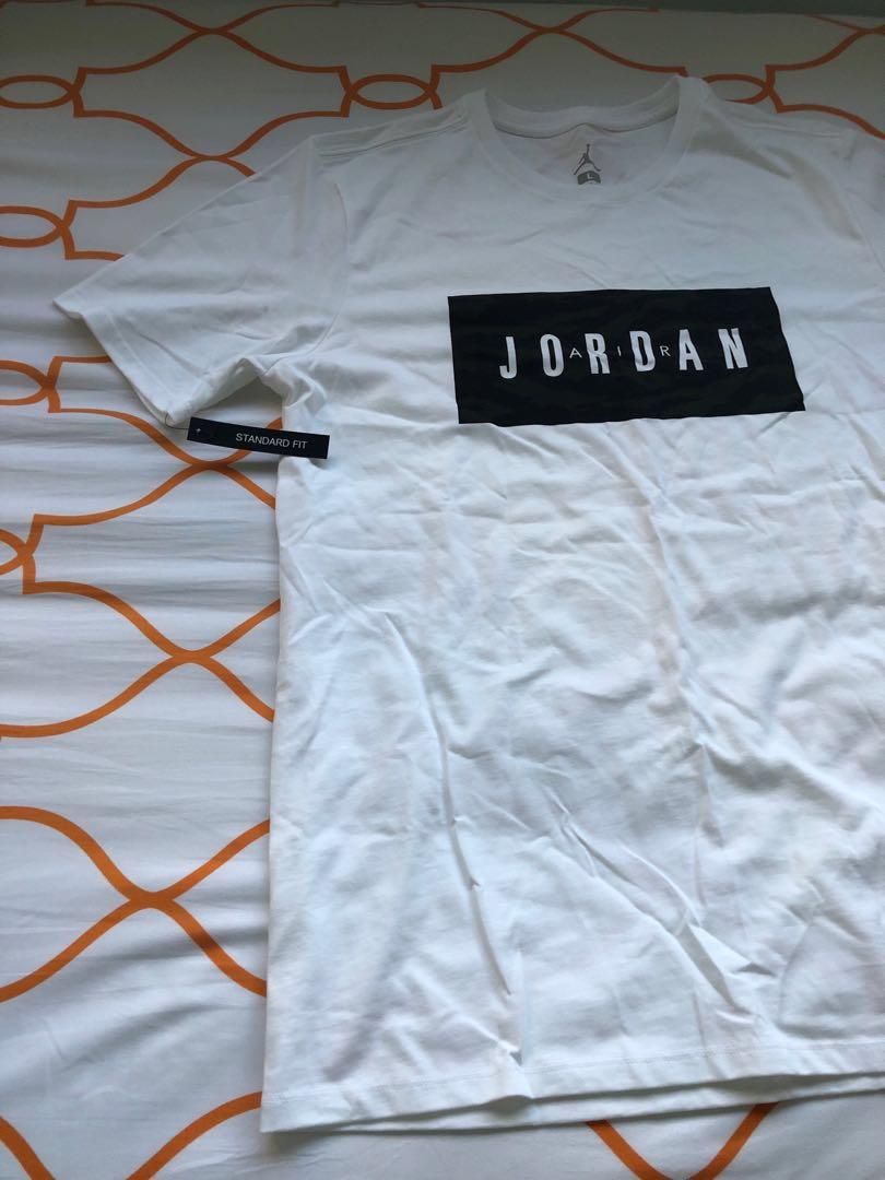 Nike Jordan White T-shirt (New) Size L 