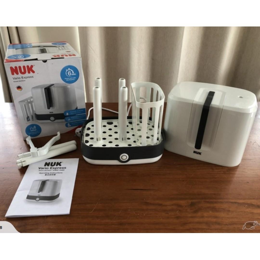 nuk vario express steam steriliser