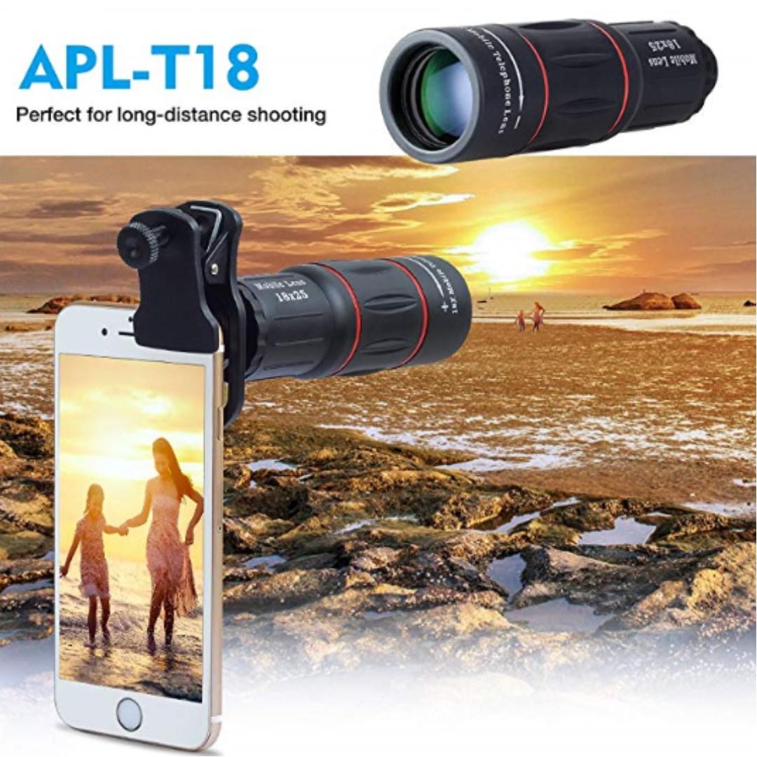 P15 Apexel Universal 18X ClipOn Telephoto Telescope Camera Mobile