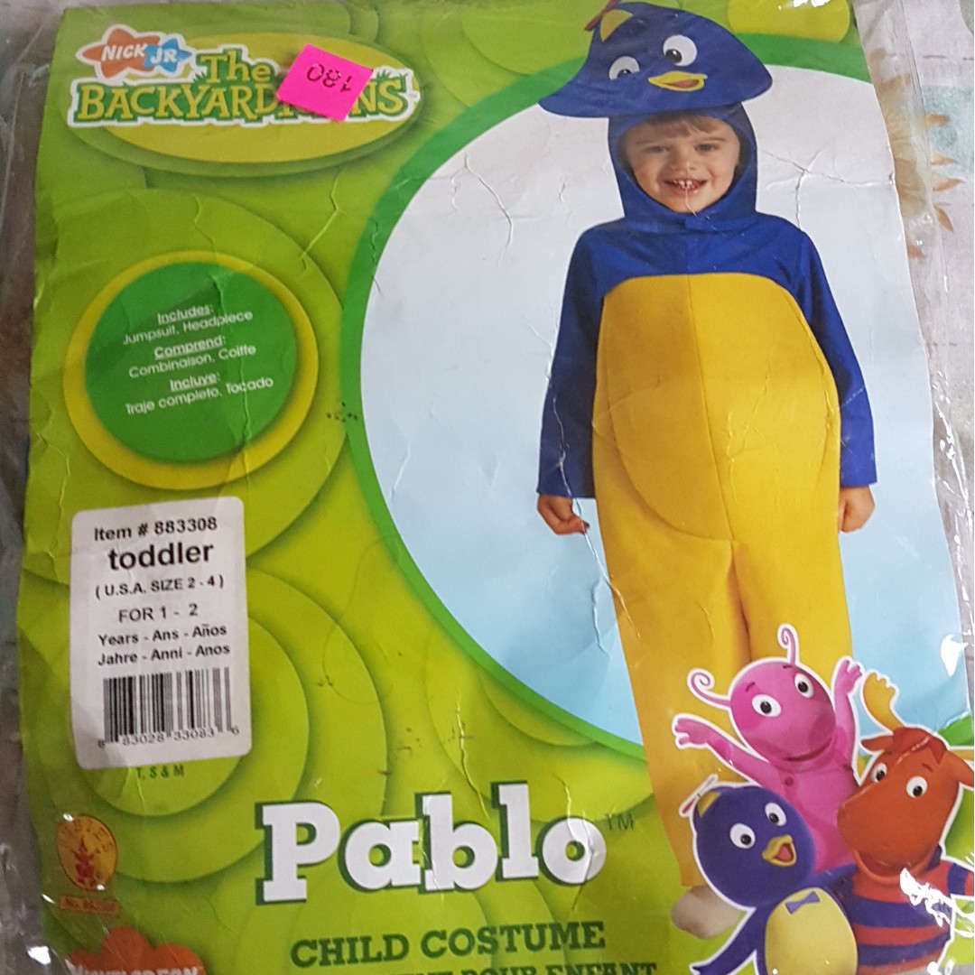 Pablo of Backyardigans costume for 12yo, Babies & Kids, Babies & Kids