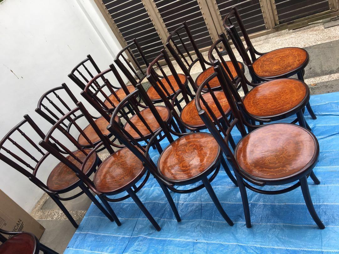 Poland made Bentwood Kopitiam Chairs, Furniture & Home Living