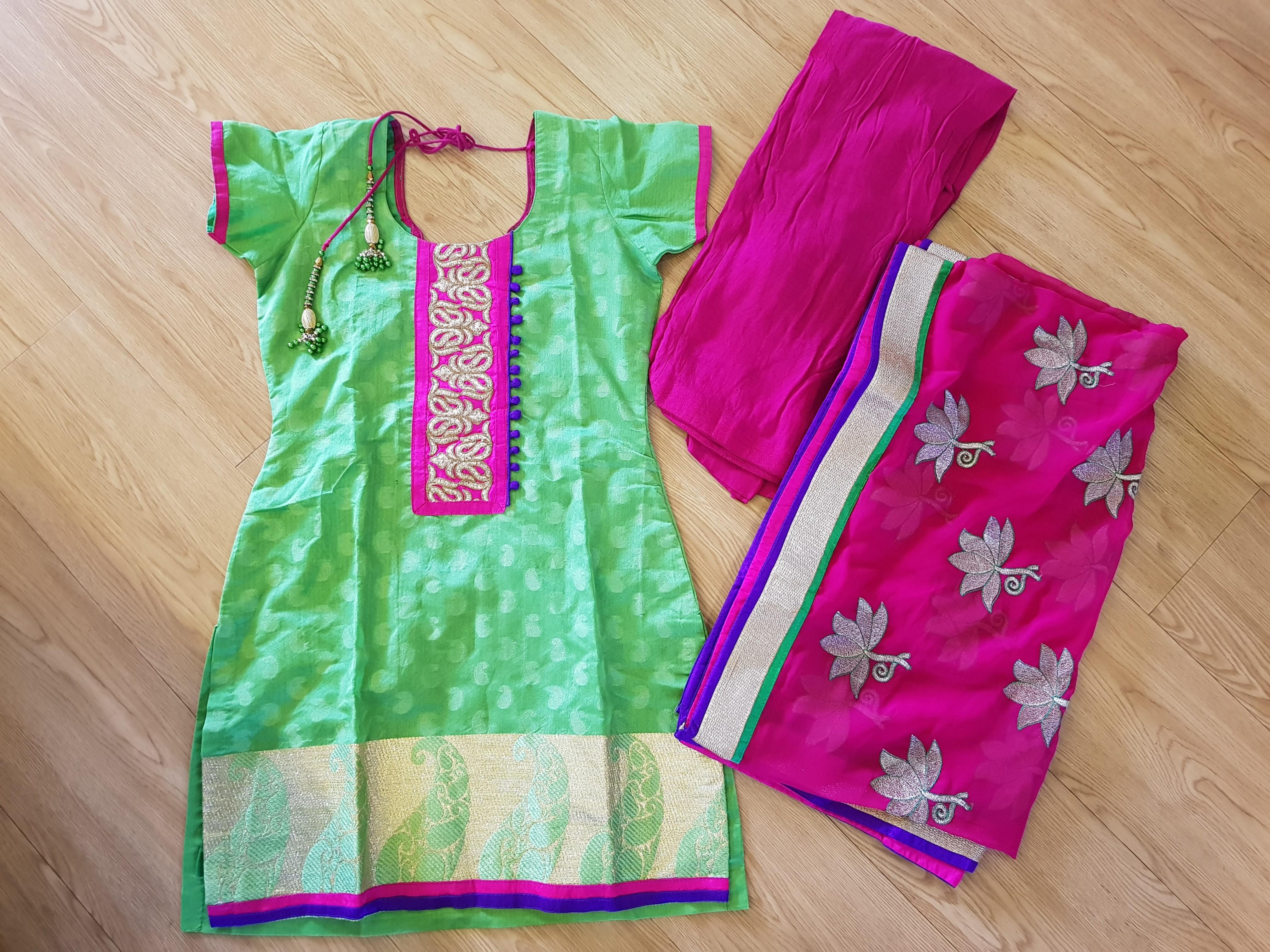 3 suits for 120 Readymade Punjabi Suit Salwar Kameez Women s