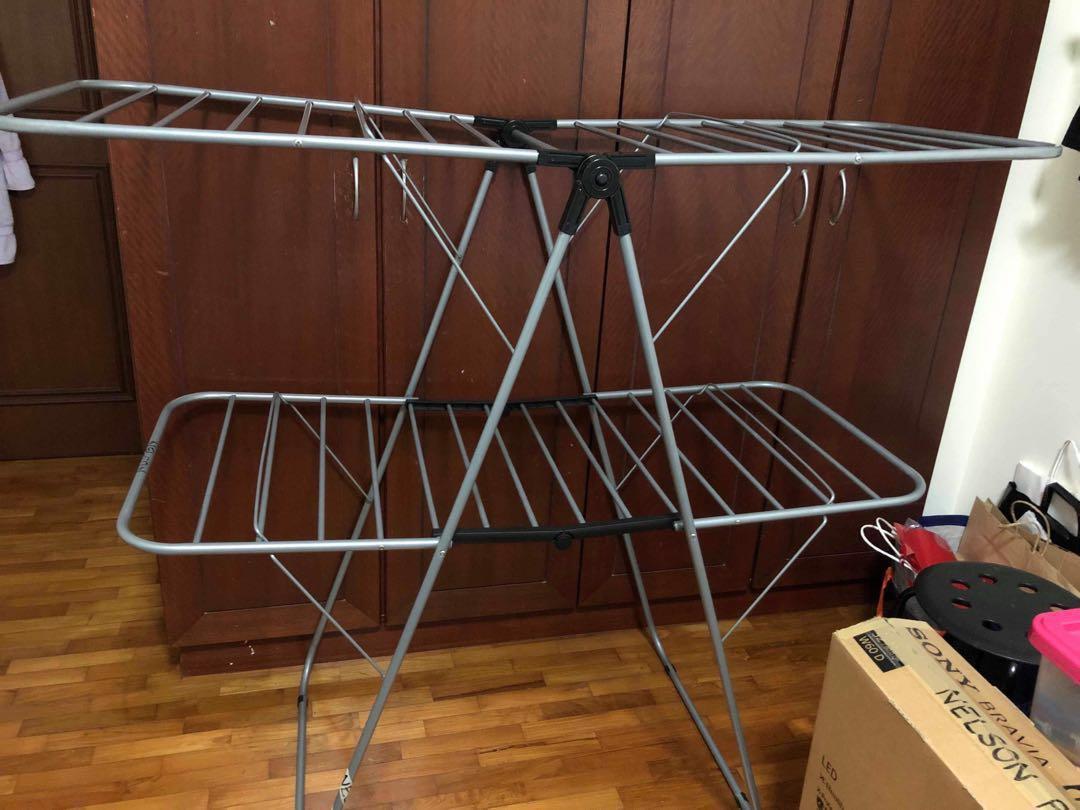Reserved Foldable Clothes Drying Rack Home Appliances Cleaning
