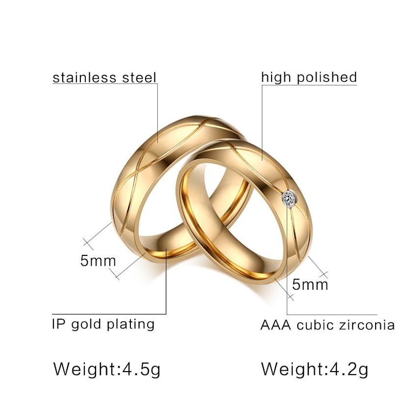 Sales Gold Wedding Bands Couple Engagement Ring Couple Anniversary Gift Engagement Gift Unisex Couple Jewelry Men S Fashion Accessories Others On Carousell