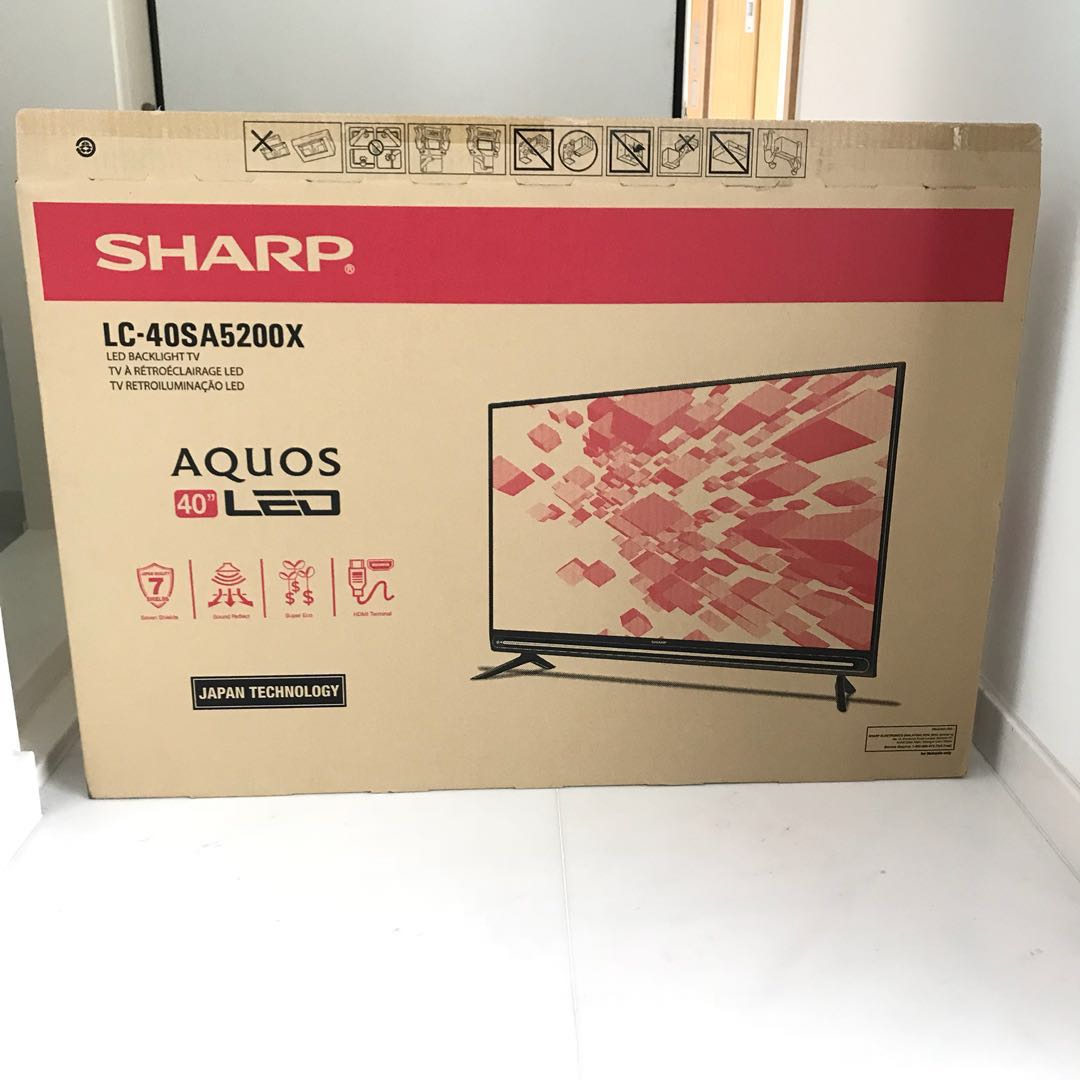 SHARP LC40SA5200X 40" FULL HD LED TV / LOCAL WARRANTY, TV & Home