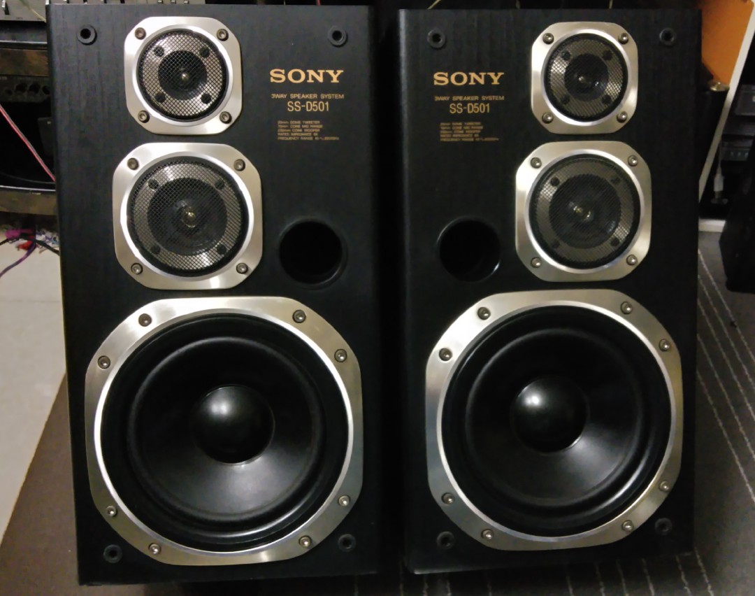 sony 3 way speaker system