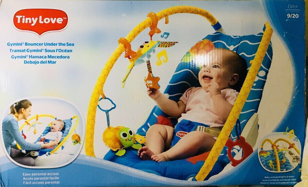Superrepriced Tiny Love Gymini Bouncer Under The Sea Babies Kids Baby Nursery Kids Furniture Cots Cribs On Carousell