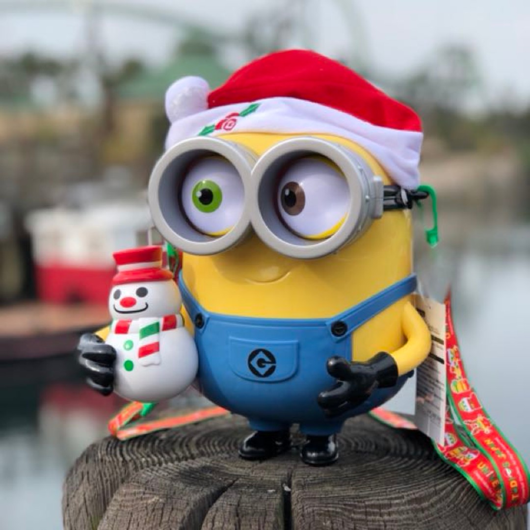 USJ Minion Popcorn Bucket Limited Christmas 2017, Hobbies & Toys, Toys & Games on Carousell