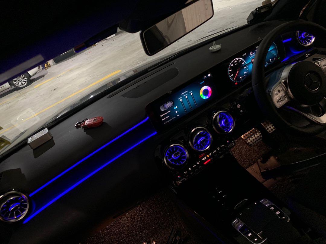 Ambient lighting мерседес