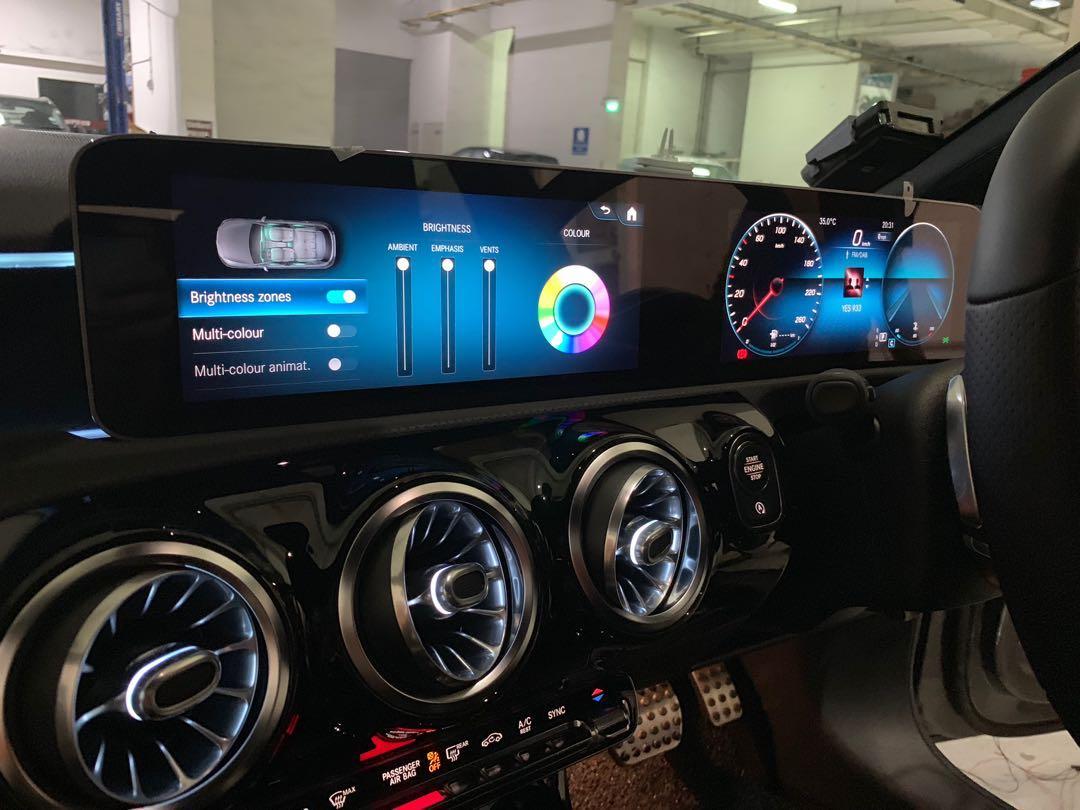 W177 Ambient Lights Mercedes Original for New A Class 64 Color Multi