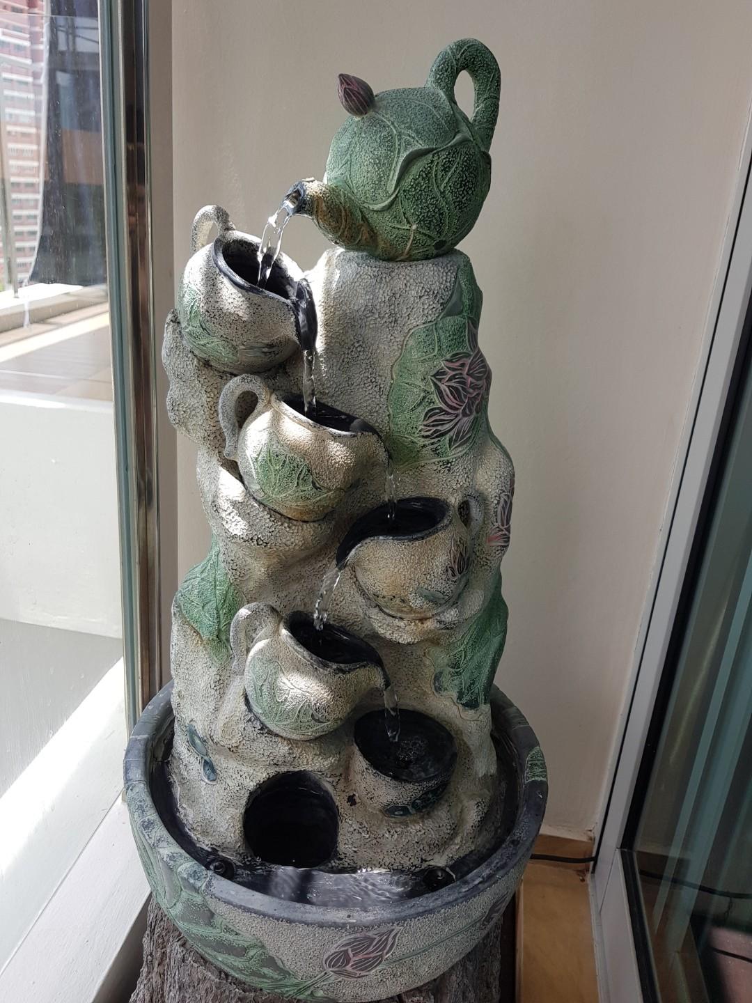 Water Fountain lotus teapot set, Everything Else on Carousell