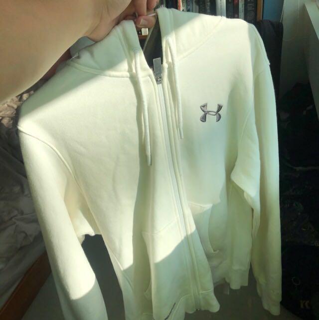 under armour hoodie fashion white
