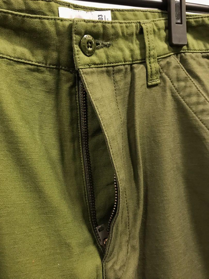 全新wtaps buds 01 trousers satin size 3 olive drab 軍綠色2018fw pants 軍褲, 男裝,  褲＆半截裙, 長褲- Carousell