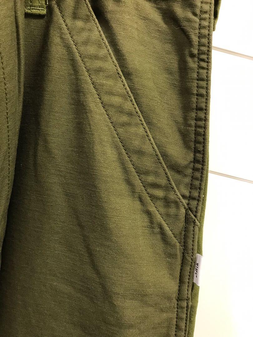 全新wtaps buds 01 trousers satin size 3 olive drab 軍綠色2018fw pants 軍褲, 男裝,  褲＆半截裙, 長褲- Carousell