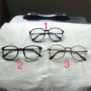出清／換物 🌻 無度數眼鏡 裝飾用 贈擦拭布