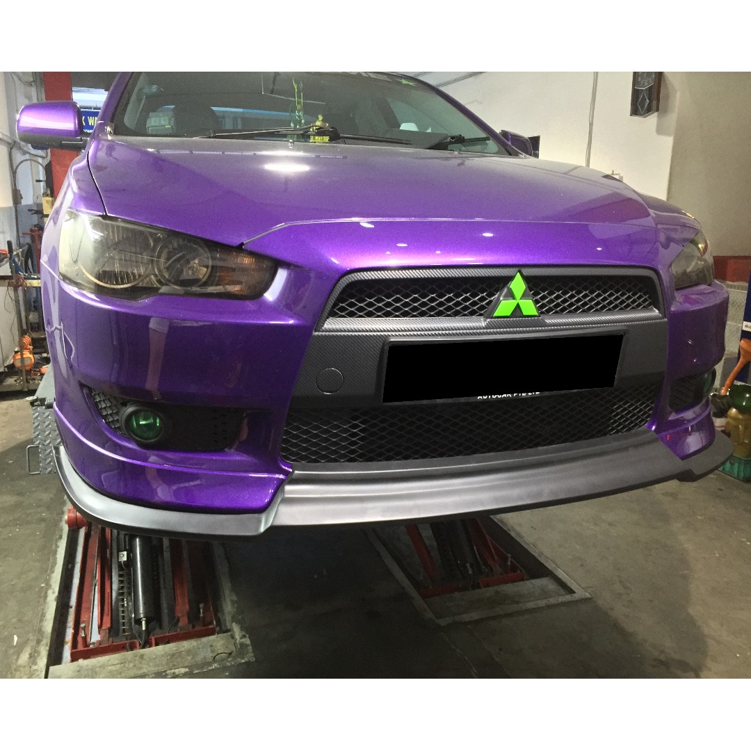 2011 mitsubishi top lancer front bumper