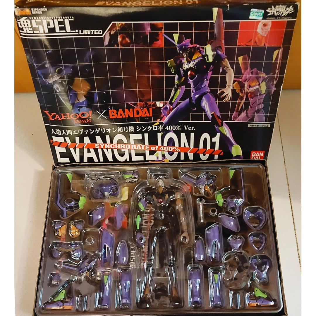 日本正版萬代魂spec 限定福音戰士eva 01初號機同步率400 Yahoo X Bandai 暴走覺醒 興趣及遊戲 玩具 遊戲類 Carousell