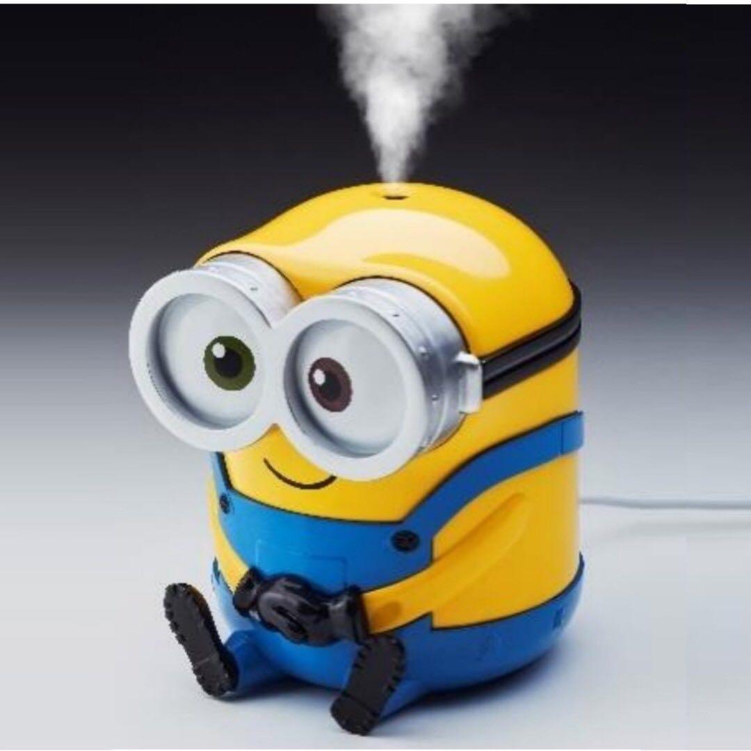 現貨minion 聖誕禮物首選 迷你兵團minion Bob 加濕器開冷氣秋冬必備放濕機 環球影城新品 Minions 迷你兵團爆谷桶錢箱 其他 其他 Carousell