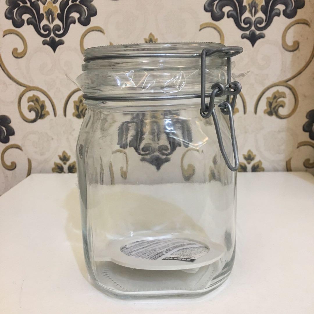 無印良品muji 保存容器玻璃餐具約1000ml 居家生活 園藝在旋轉拍賣