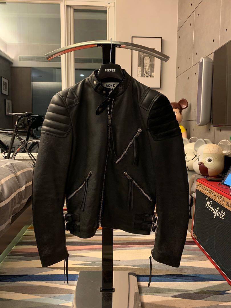 Acne Studios Leather 男裝, 外套及戶外衣服- Carousell