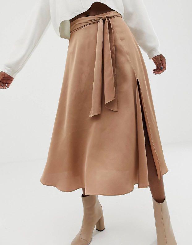 Asos midi skirt 50 cheap