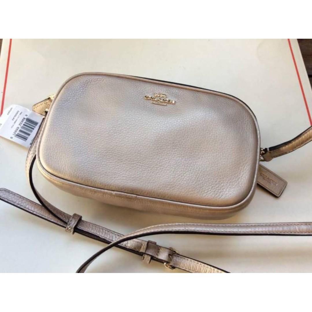 Coach crossbody pouch in pebble leather store
