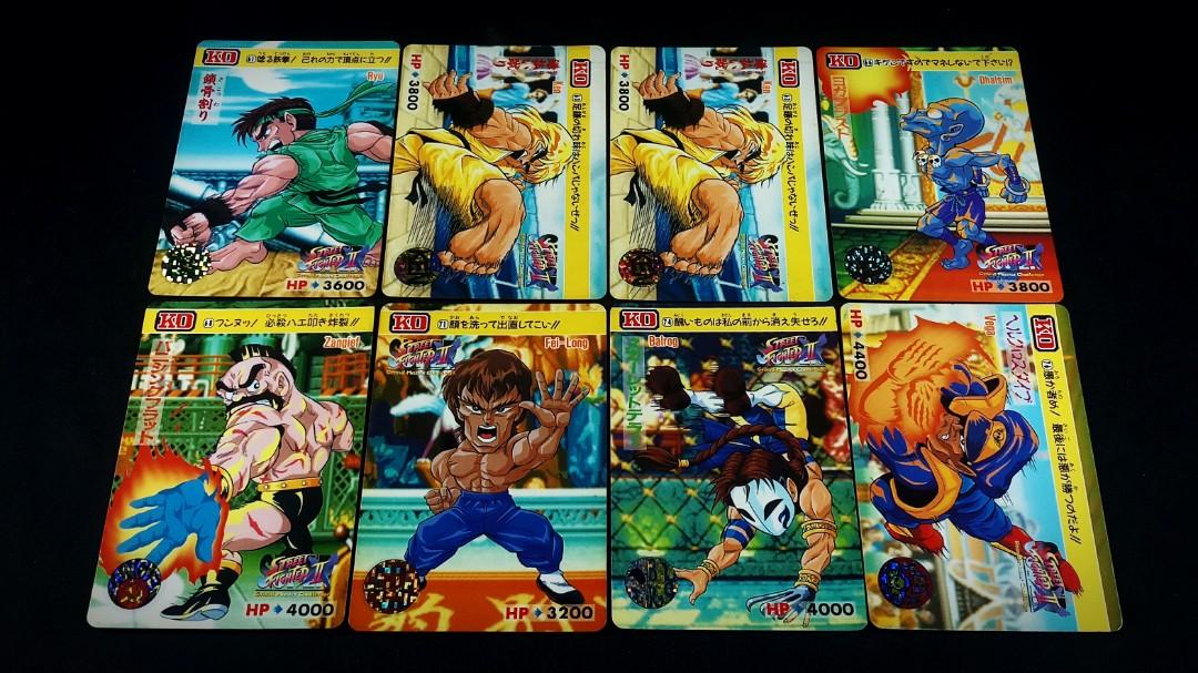 12 VEGA Street Fighter 15TH Trading Hobby Card Ⅱ Ⅲ ZERO CAPCOM JAPAN GAME
