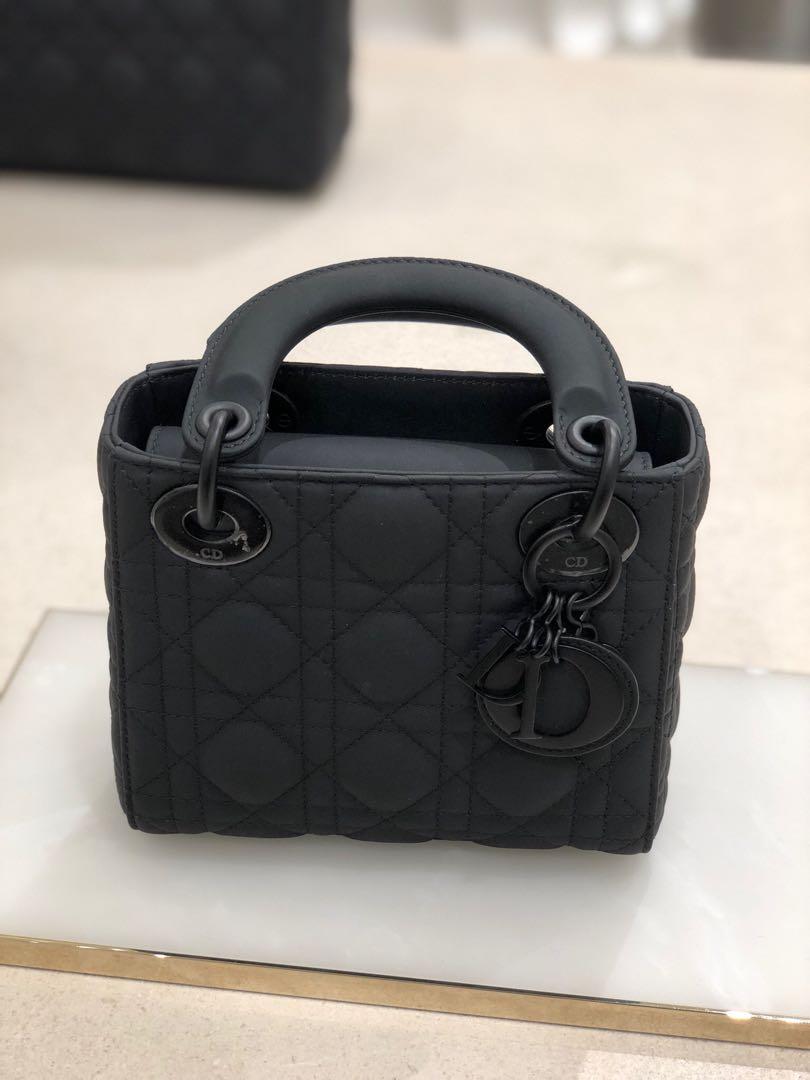 lady dior ultra black bag price