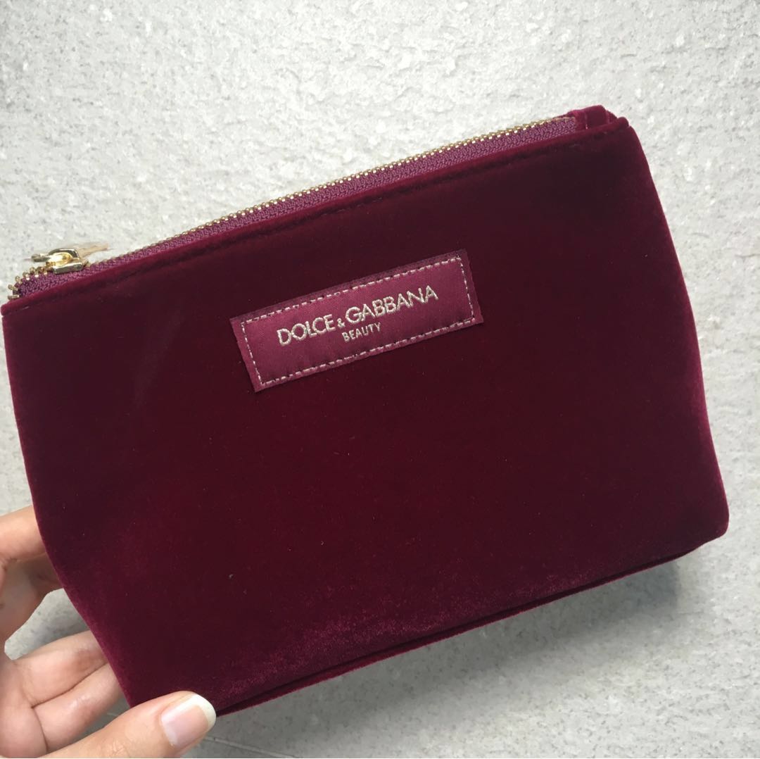 dolce and gabbana cosmetic pouch