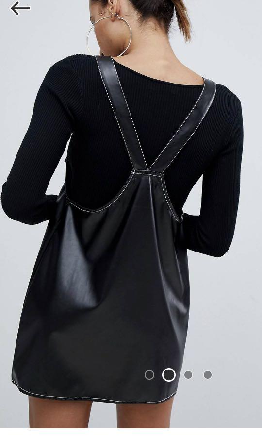 Missguided pinafore dress top