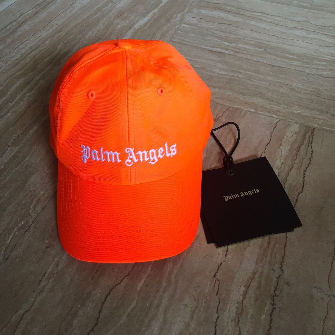 Orange palm angels hat new arrivals