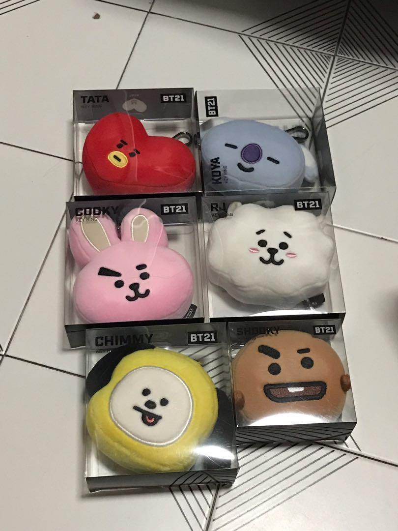BT21 Face key ring Hobbies Toys Memorabilia Collectibles