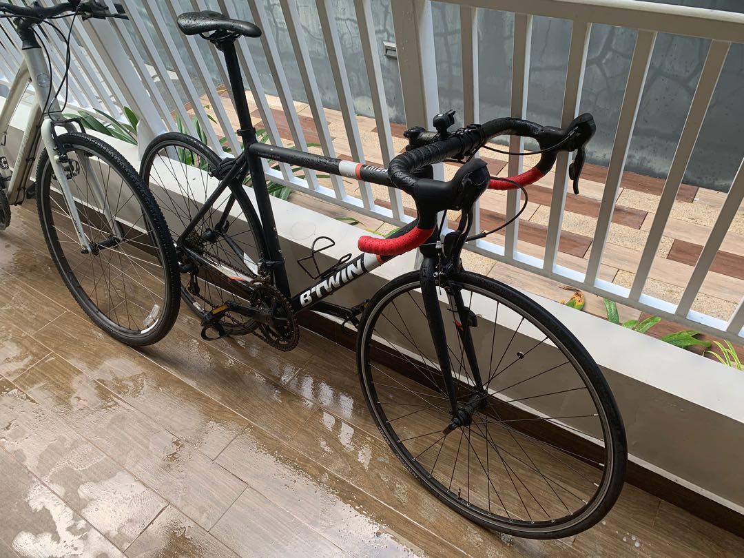 B Twin Triban 500 Road Bike Large Sports Equipment Bicycles