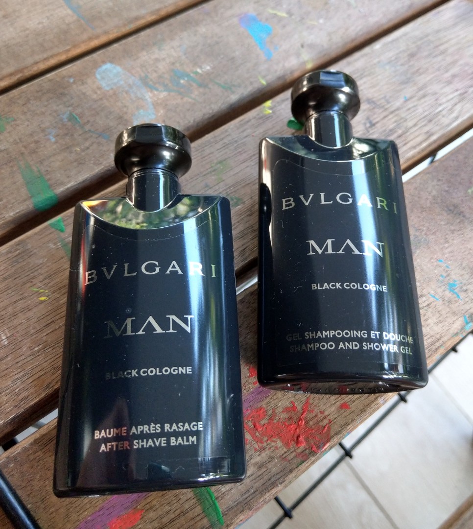 Bvlgari Man Black Cologne after shave blame & shampoo and shower gel, Beauty & Personal Care