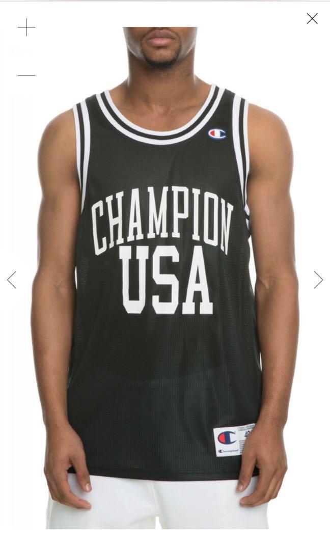 Mesh USA Basketball Jersey in Black 