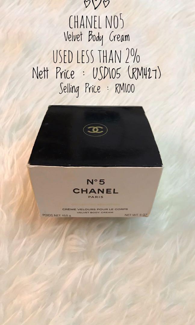 Chanel No 5 Velvet Body Cream 150g, Beauty & Personal Care, Bath