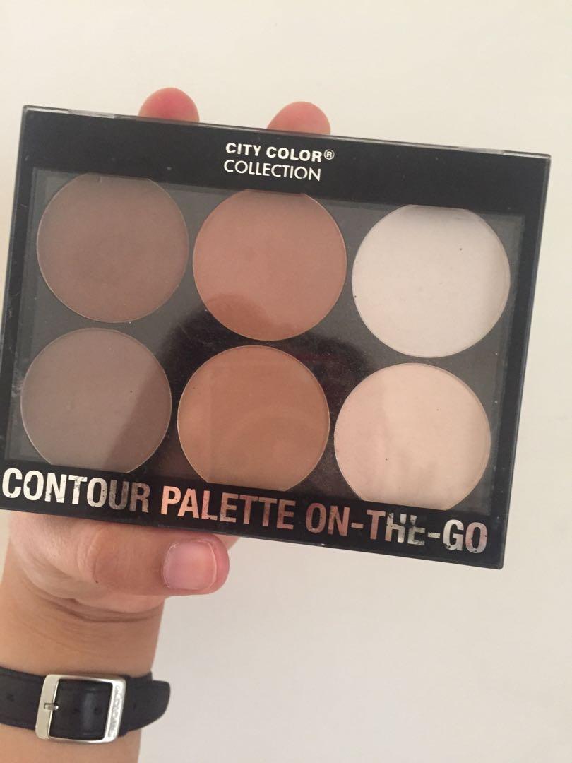 City Color Contour Palette On The Go Beauty Personal Care Face Makeup On Carousell
