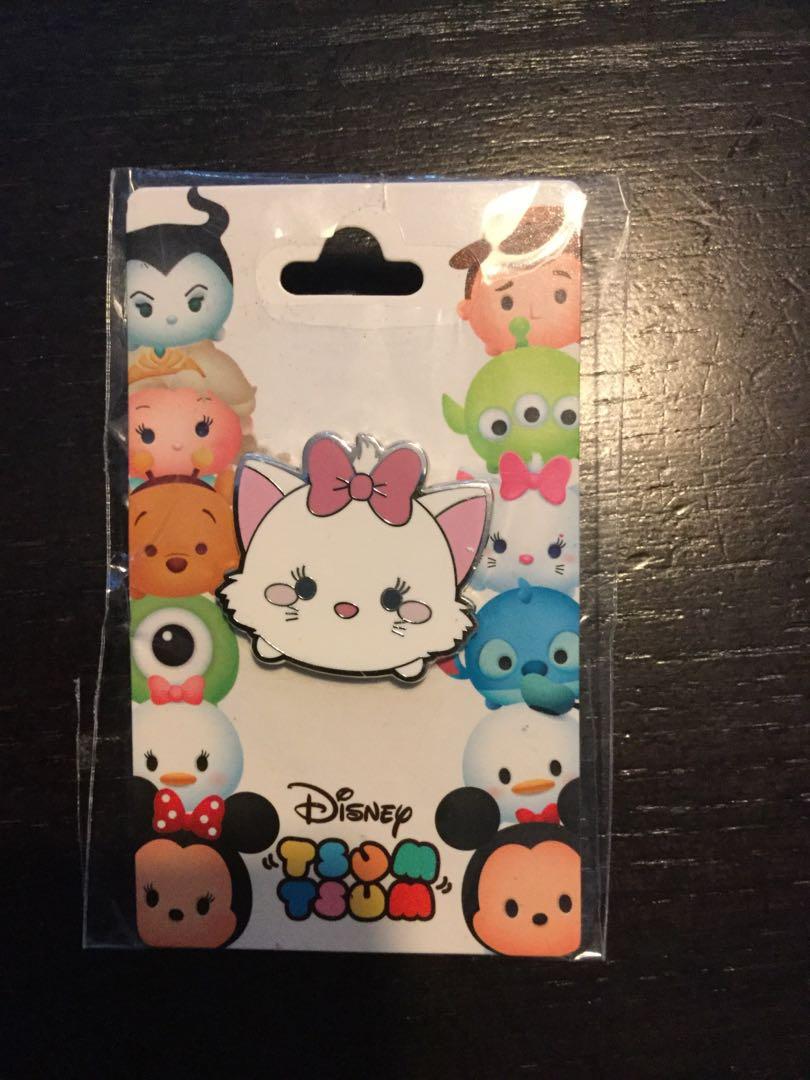 Disney Tsum Tsum Marie Cat Enamel Pin Vintage Collectibles