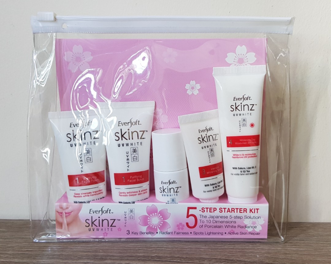 Eversoft Skinz Uv White Starter Kit Health Beauty Face Skin Care On Carousell