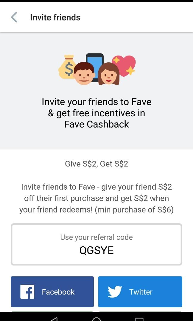 Fave Promo Code Food Drinks Local Eats On Carousell
