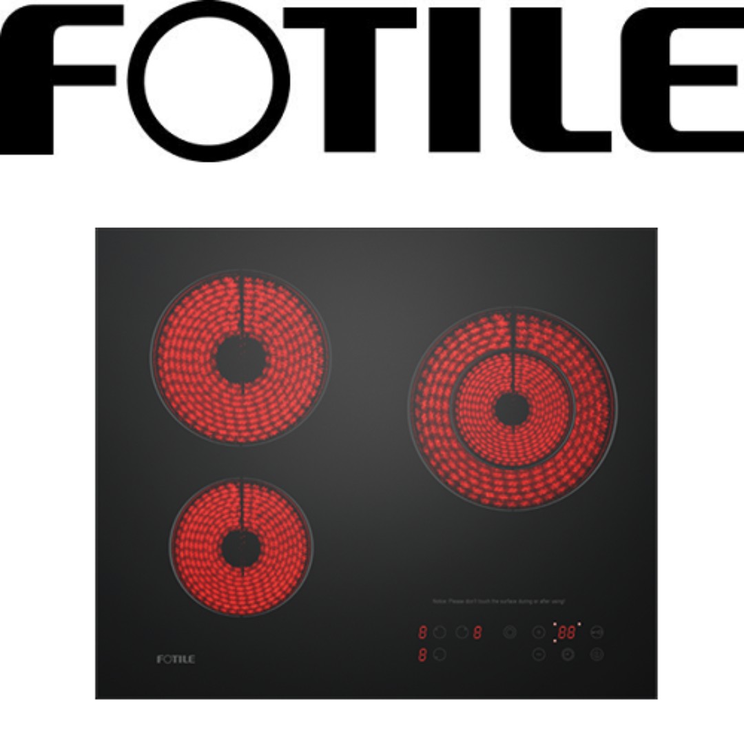 Fotile EEG60301 3 Zone VitroCeramic Hob, TV & Home Appliances, Kitchen
